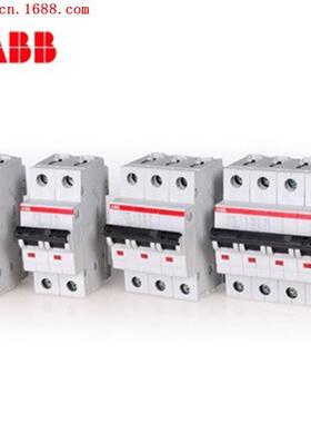 ABB断路器空气开关S200系列25KA交流4P四极C特性10A进口