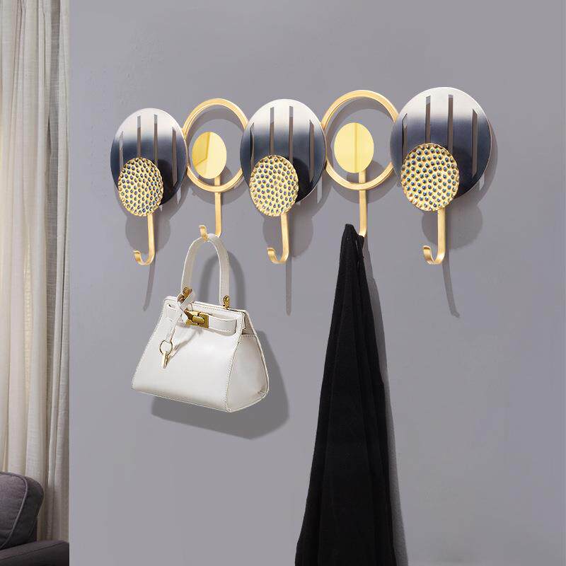 新款创意挂钩钥匙挂架北欧网红风卧室墙壁装饰置物架玄关入户壁挂