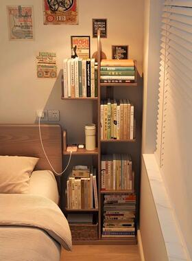 书架不占空间卧室阅读架落地置物架创意树形仙人掌书柜小架子书柜