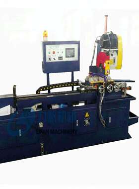 力帆机械 金属管手动上料 气动 液压 MC-275A半自动切管机设备