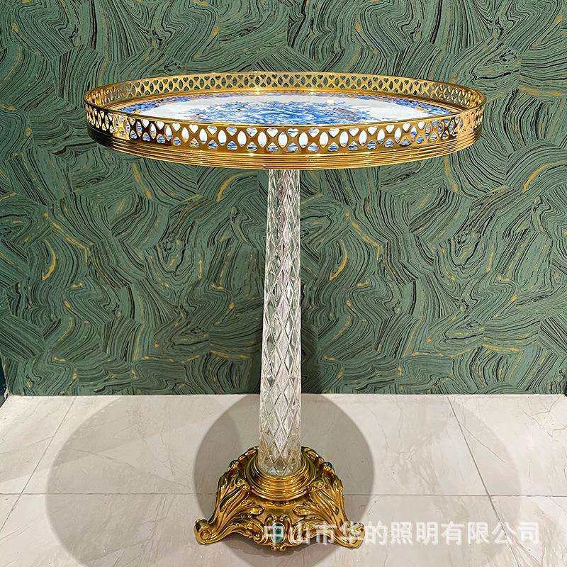 法式轻奢家居客厅沙发小桌子全铜高端设计款精美边几美式创意摆件,家居饰品,落地摆件,淘宝优惠券,粉丝福利购,淘宝优惠卷