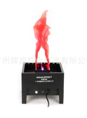 鬼屋舞台万圣节LED方形火焰灯广场仿真道具篝火晚会专用电子篝火