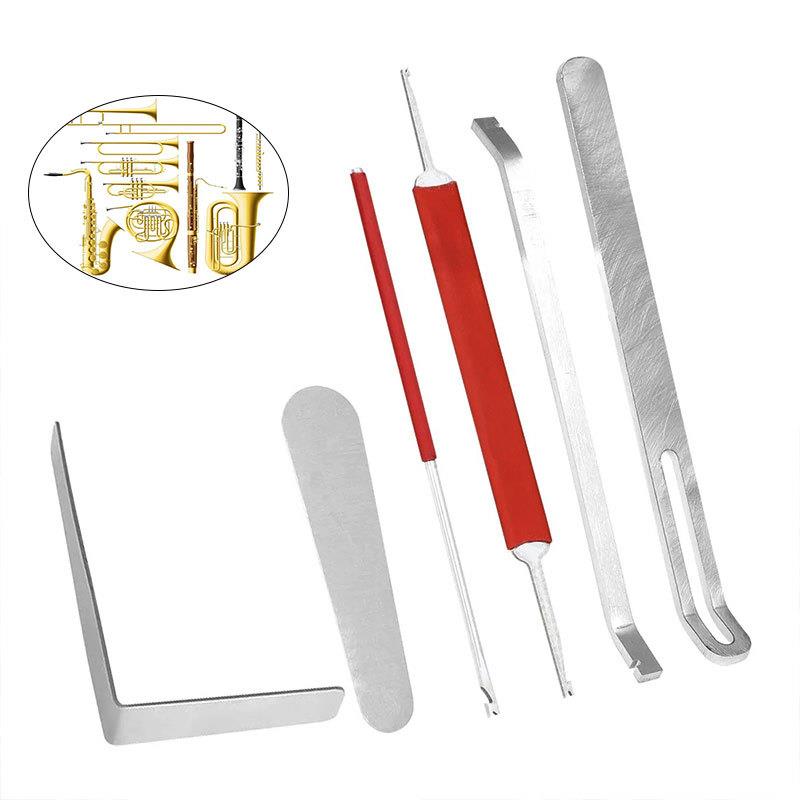 铜管乐器萨克斯音盖音孔维修调态调试工具弹簧钩针木管乐器配件