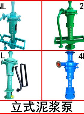 3PNL立式泥浆泵22KW 流砂池塘河泥粪便清淤 打桩机泥浆泵
