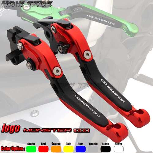 适用杜卡迪怪兽 MONSTER 1000 M1000 2000-2005 折叠刹车离合牛角