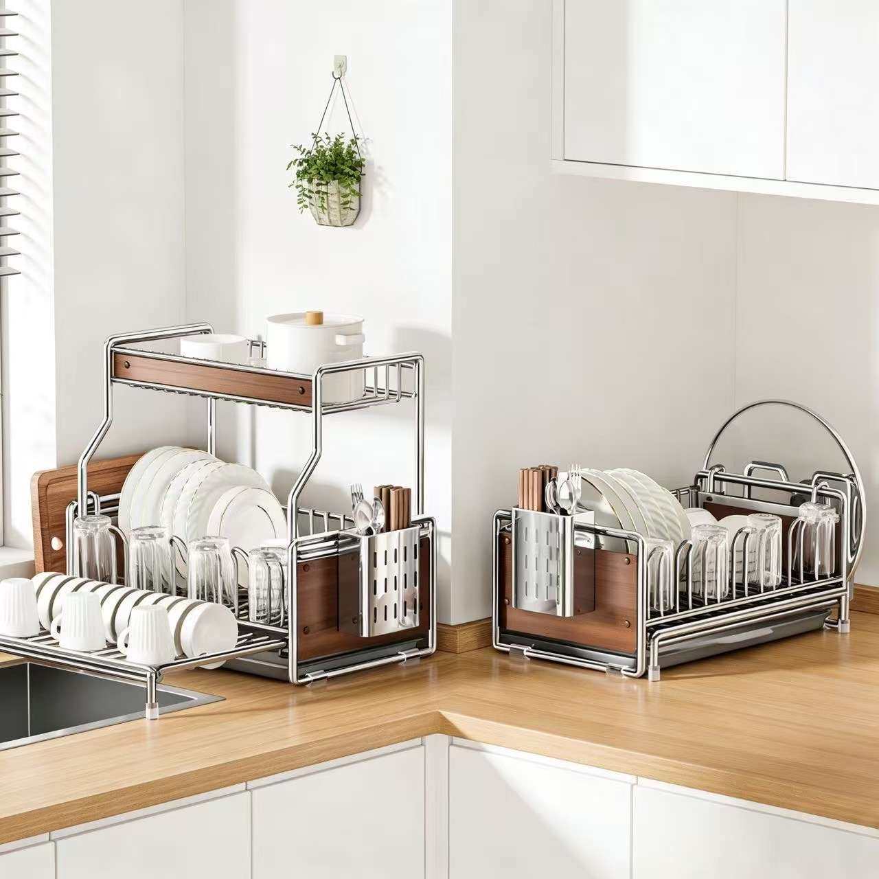 中古风碗碟沥水厨房多功能置物家用碗盘碗筷纳台面碗碟沥水架,玩具/童车/益智/积木/模型,遥控车升级件/零配件,淘宝优惠券,粉丝福利购,淘宝优惠卷