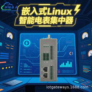 智能电表集中器DL/T645协议RS485抄表嵌入式Linux 4G远程 工业级
