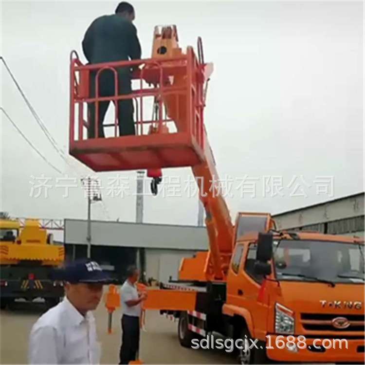 厂家直供各种型号吊篮 旋转吊车专用高空作业吊篮 吊车吊篮