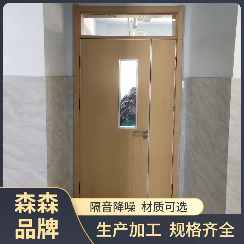 教室门学校门多层实木板带上亮窗隔热隔音巨梦生产厂家