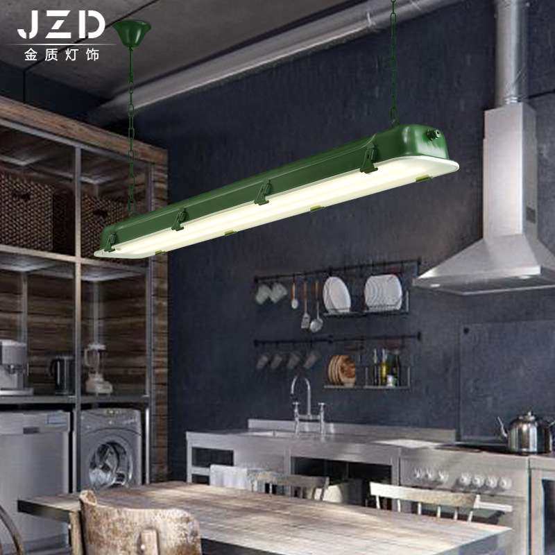 复古怀旧工业风吊灯服装店设计工作室酒吧咖啡馆墨绿色港风吧台灯