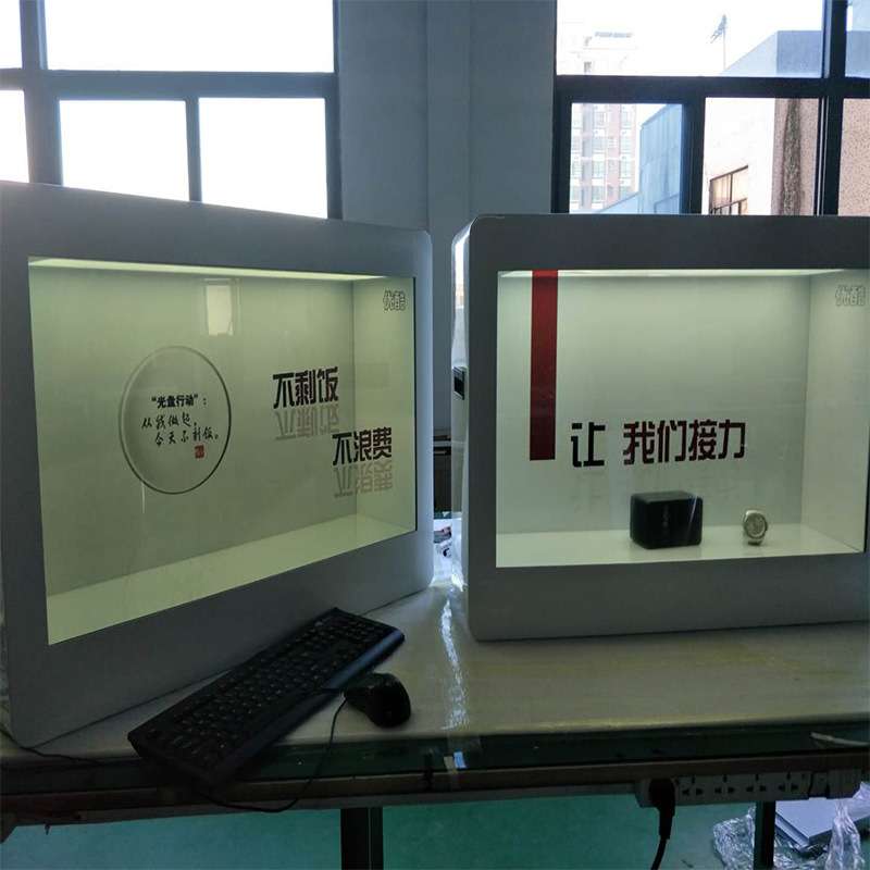 透明展示柜32寸43寸55寸珠宝透明屏触控屏触摸屏高清液晶屏幕
