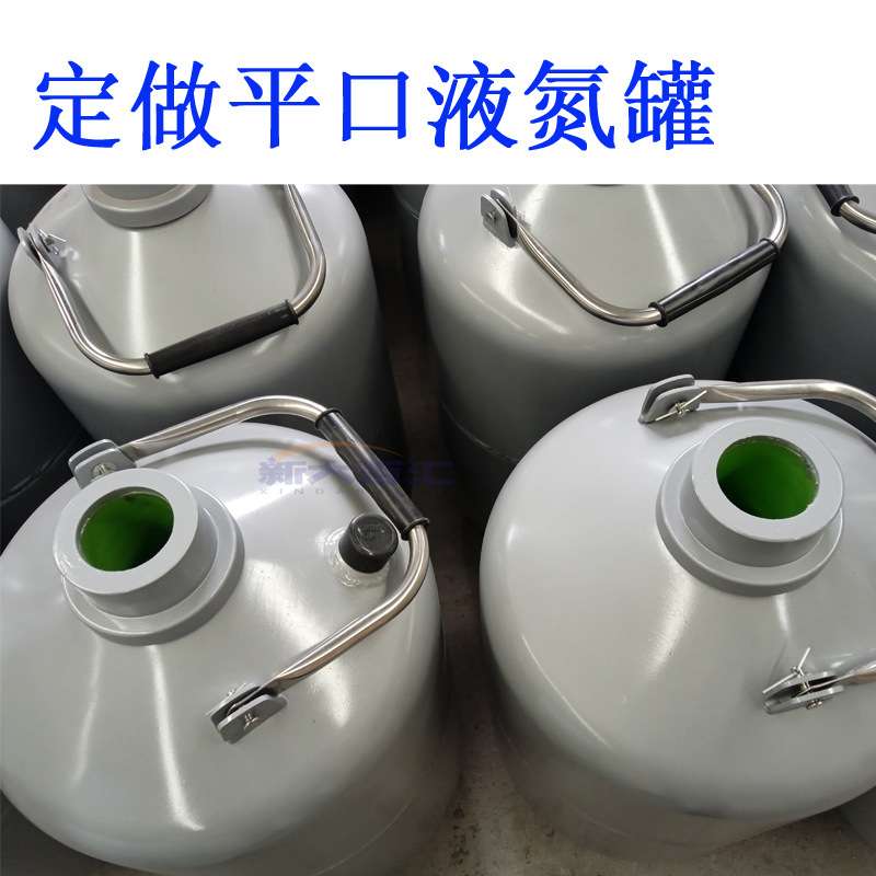 平口液氮罐10L   无槽蒸发小省液氮容器  干冰保温桶储存运输瓶