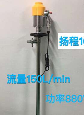 供应HD-EX2-V+SS316L-1500HP插桶泵化工抽液泵电动防爆油桶泵