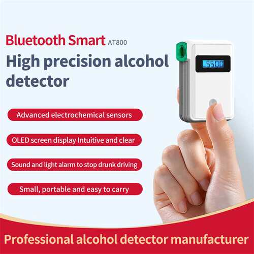Fuel Cell Keychain Breath Alcohol Tester, App-Enabled