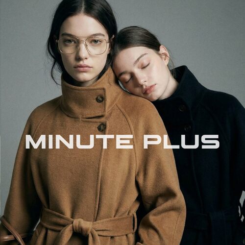 MinutePlus立领全羊毛毛呢外套纯色百搭时尚女士大衣MP63WC14