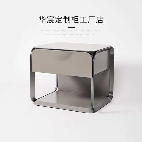 WXKL01Turri意式极简现代简约轻奢床头柜设计师款实木床边柜卧室