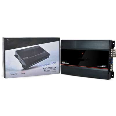 汽车音响功放改装四路KAC-PS804EX AB类四声道发烧级功放