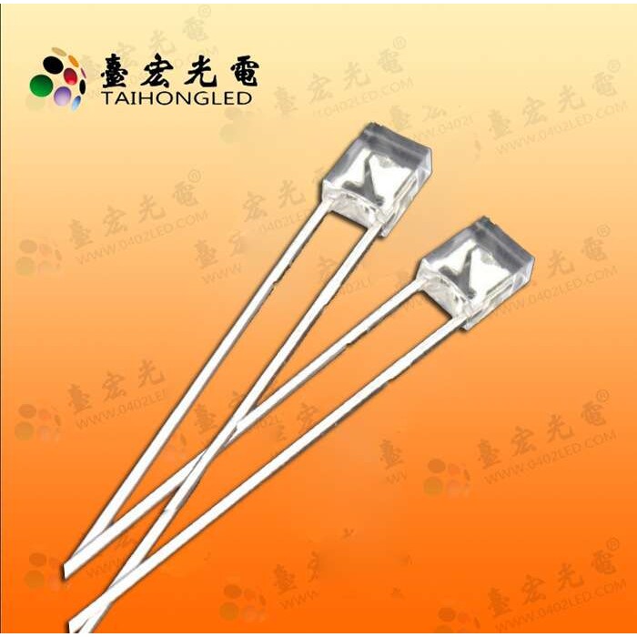 台宏方形长脚2*3*4mm直插灯珠 全彩高亮直插LED发光二极管