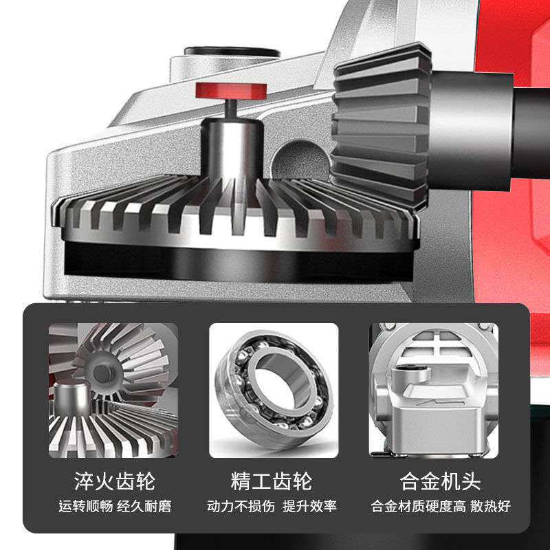 锂电无刷角磨机抛光机切割机打磨机多功能家用工具电动五金套装