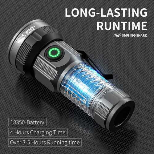 Cross-border new outdoor lighting mini flashlight charging