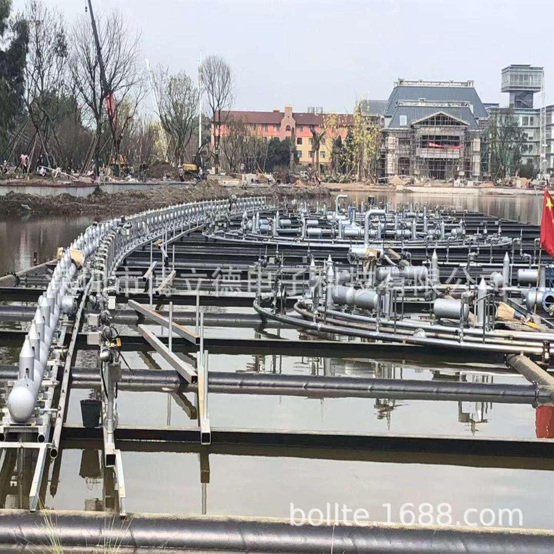 水景喷泉设计气爆喷泉设备新泰市肥城市音乐喷泉景观制作工程厂家图片