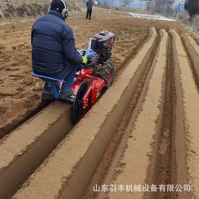 打埂机 手扶拖拉机筑埂机 圆盘起埂机 小麦地打背机 起垄器修埂机