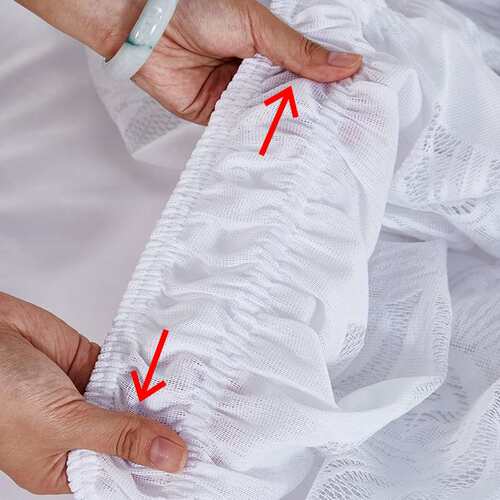 跨境床品美式松紧床裙单件蕾丝床围不带床面公主风床围bed skirt