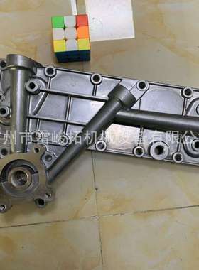 挖掘机装载机钩机配件6207-61-5210机油扇热器边盖7P厚度S6D95