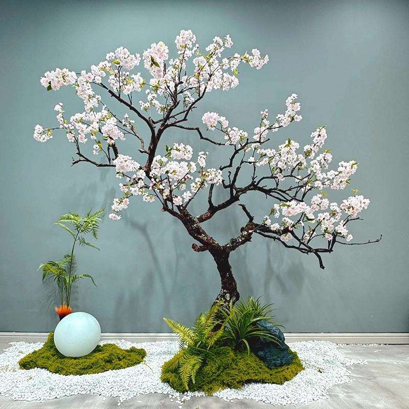 树室内植物造景大型假树景观橱窗摆件室内装修大型树