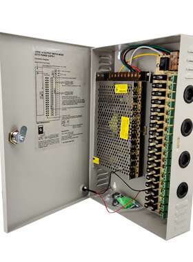 12V30A18路集中供电电源 监控LED电源箱 开关电源12V30A电源