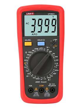 优利德UT39A+ UT39C+三位半数字万用表数显多用表