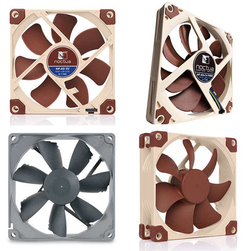 猫头鹰NF-A9 B9 14mm厚度 9CM智能温控PWM CPU 彩色机箱风扇散热