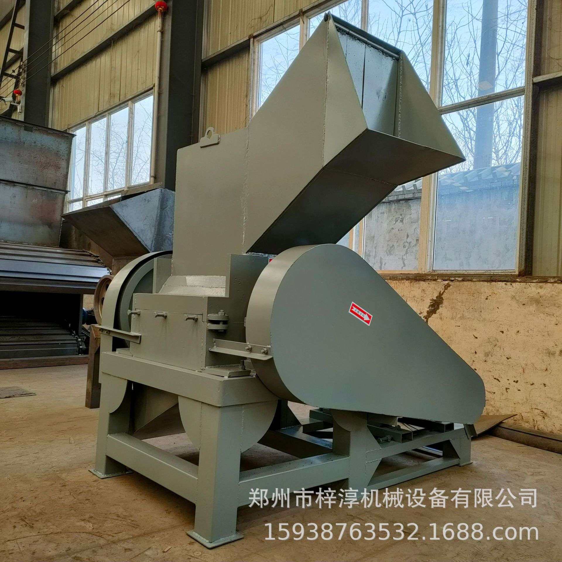 小型PP塑料编织袋破碎机  边角料自动破碎机 塑料胶筐粉碎机