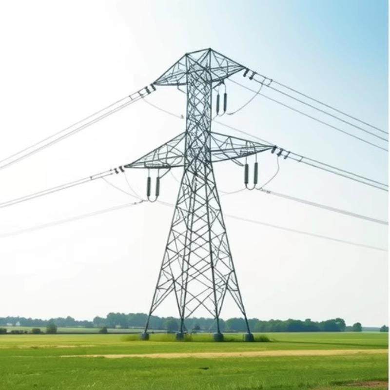 电力塔架变电站电站构架输电线铁塔高压线塔镀锌架线塔电力钢杆