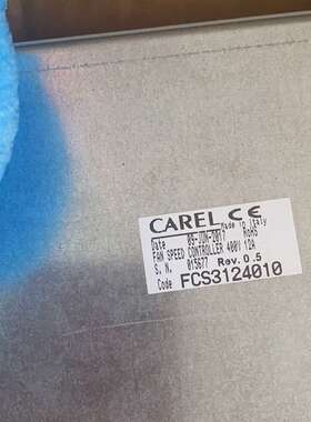 CAREL卡乐调速器FCS3122300 FCS3124010 FCS3204010 FCS3404010