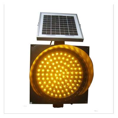 太阳能黄闪灯 频闪防雾灯 交通信号安全警示灯 黄闪红慢