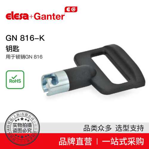 Elesa Ganter伊莉莎冈特 GN 816-K 钥匙 用于锁销GN 816 移动销