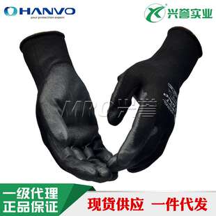 轻薄PU涂层精细操作手套耐磨防滑透气 电子装配 五金园艺手套10双