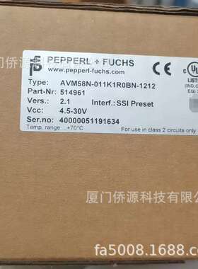 AVM58N-011K1R0BN-1212倍加福多圈绝对值编码器 货号:514961现货