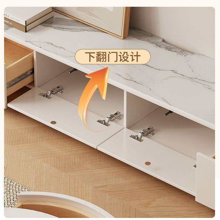 实木电视柜客厅家用茶几组合落地小户型收纳储物地柜矮柜地台柜子