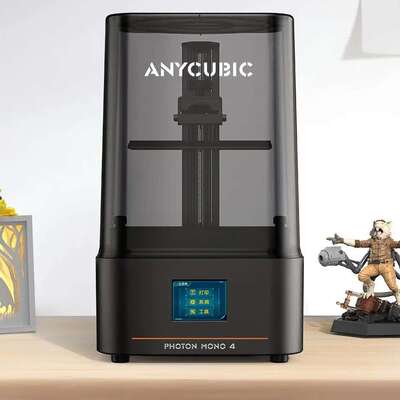 纵维立方ANYCUBIC7寸10K+Mono 4光固化3d立体打印机高精度工业家