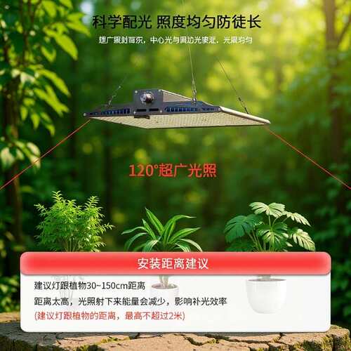 全光谱LED植物生长补光灯量子板多肉育苗绿植花卉大棚室内种植厂
