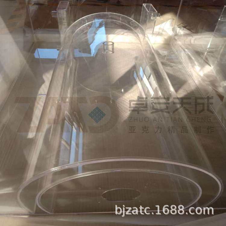 亚克力圆管实验装置 有机玻璃密封制品 北京厂家加工直销品质保证