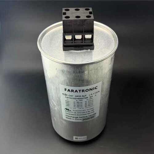 法拉 C67W155H600270R 3*55.8UF 850VAC 136*230mm 薄膜电容器