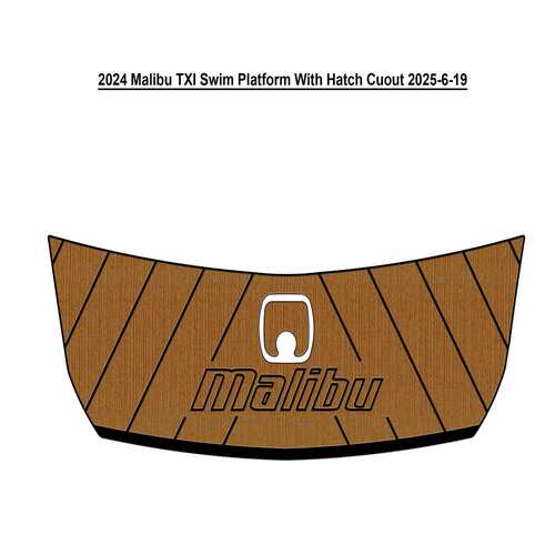 2024 Malibu TXI Swim Platform 游艇船舶EVA柚木地板 eBay热销