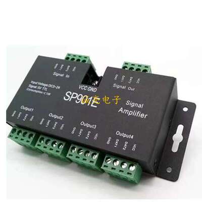 DMX512幻彩解码器SP201E WS2811全彩灯带led控制器舞台灯工程分控
