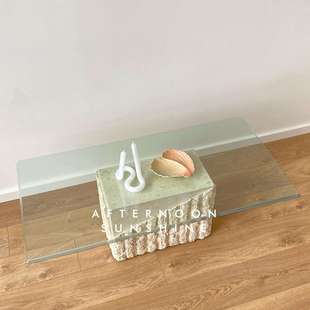 天然黄洞石茶桌玄关台边几摆件梳妆台小户型家具酒店支持款式