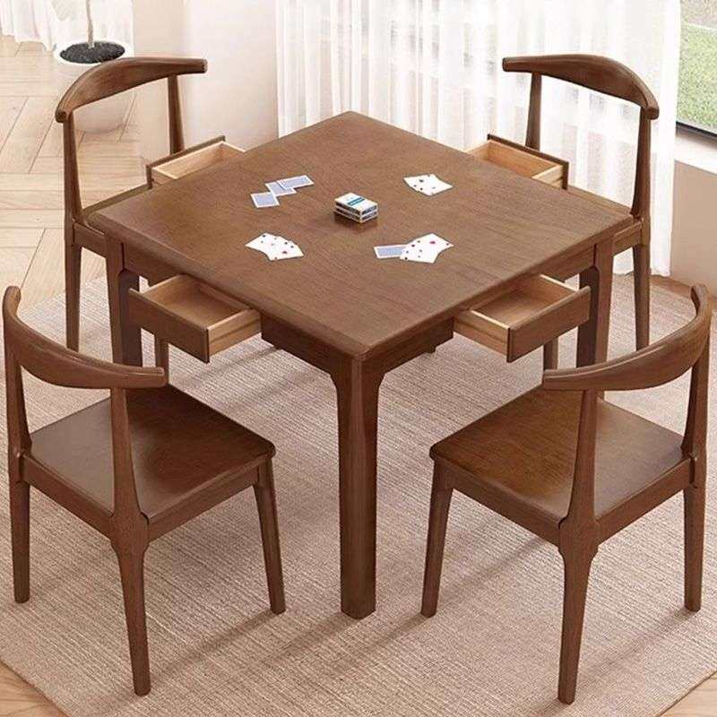 实木小方桌正方形餐桌八仙桌四方桌茶桌掼蛋专用桌棋牌桌打牌桌子