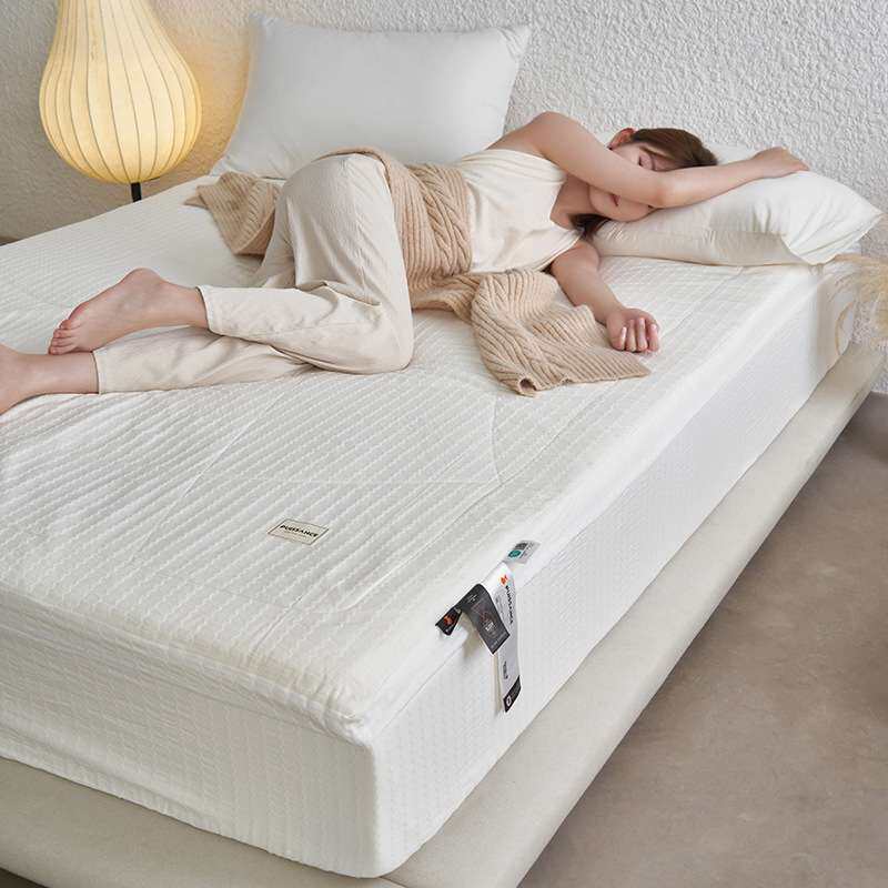 高端A类全棉大豆床褥防潮防霉床垫可拆卸易收纳不移位支撑感褥子