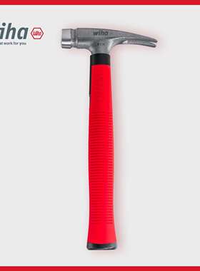 wiha威汉德国进口 电工锤羊角锤软面锤家用钉锤木工铁锤榔头起钉
